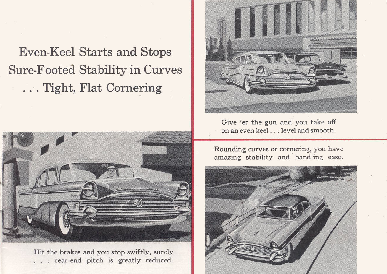 1956 Packard Torsion Ride Brochure Page 1
